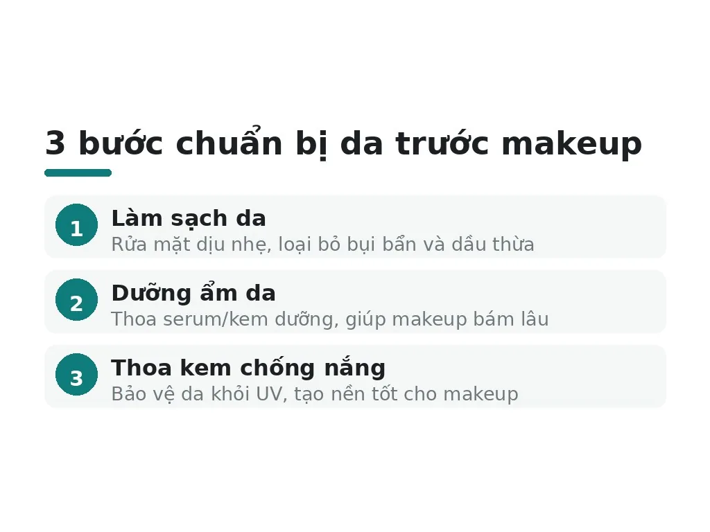 Tại sao chuẩn bị da trước makeup lại quan trọng?