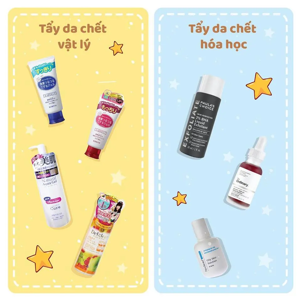 Tẩy da chết hóa học: axit hoạt động như thế nào?