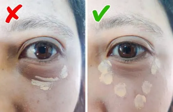 Chọn màu kem che khuyết điểm phù hợp với loại quầng thâm?