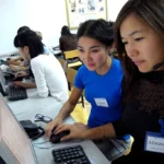 vocational training center students