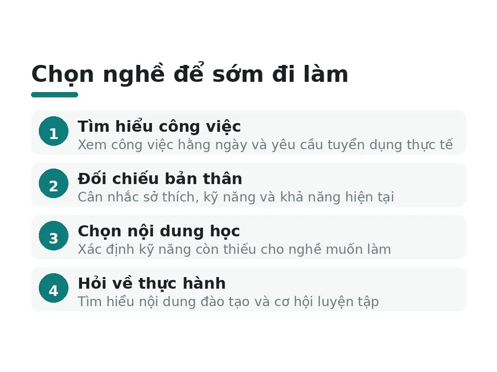 Nữ nên học nghề gì để sớm đi làm và có thu nhập?