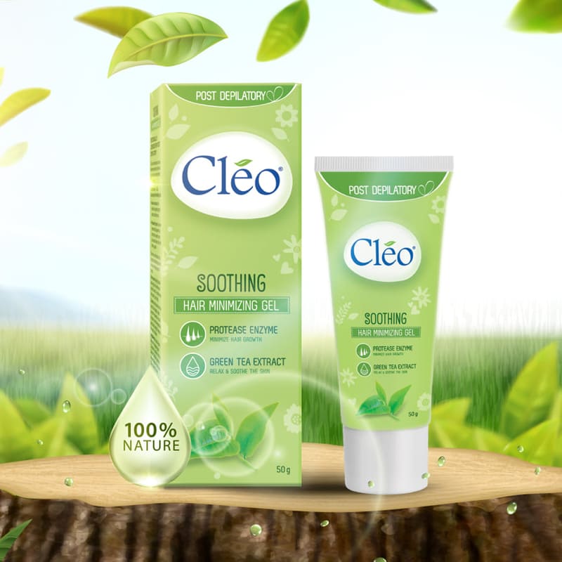   Dung dịch làm dịu da sau tẩy lông Cléo dịu da sau tẩy lông