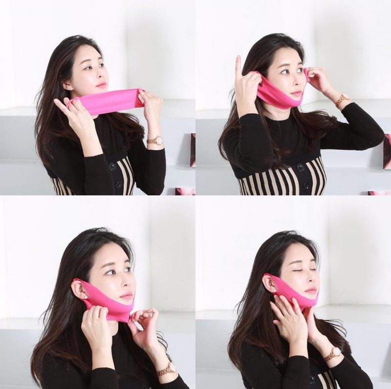 Cách sử dụng mặt nạ v-line