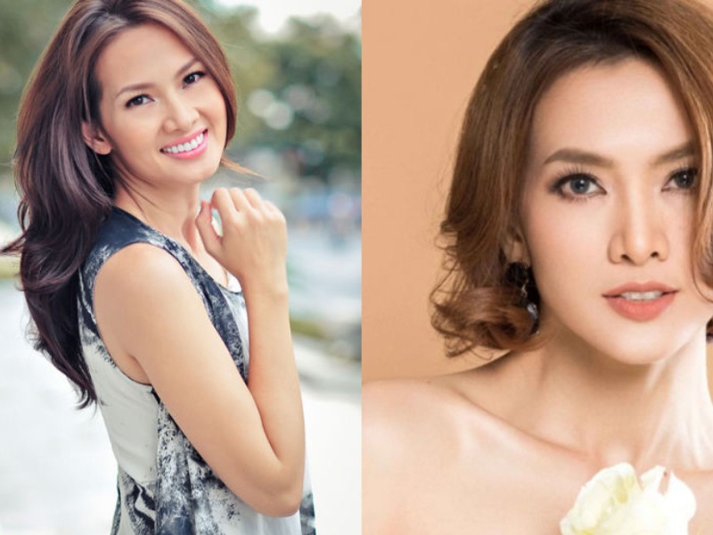 Anh Thư không chỉ sở hữu dáng người chuẩn ba vòng, bờ môi quyến rũ mà còn có tướng cằm chẻ thu hút