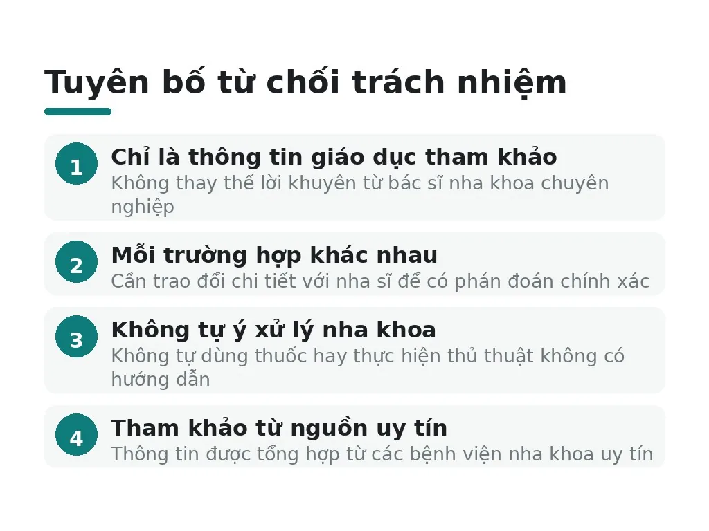 Tuyên bố từ chối trách nhiệm