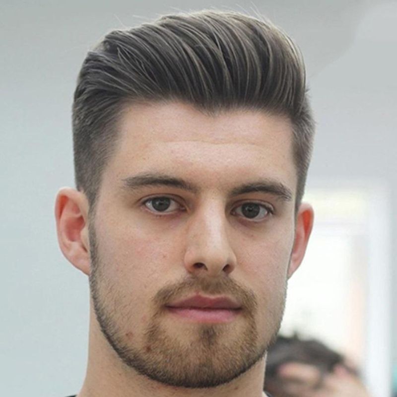 Tóc pompadour modern tôn lên nét mạnh mẽ, nam tính trên khuôn mặt kim cương