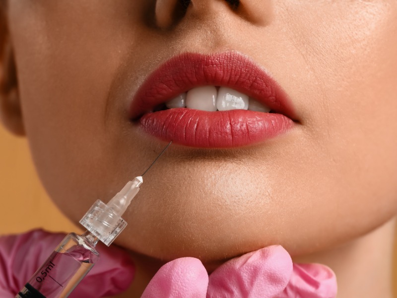 Tiêm filler môi có khả năng thay thế lượng collagen và mô mỡ bị mất, từ đó giúp môi đầy đặn và căng trànTiêm filler môi có khả năng thay thế lượng collagen và mô mỡ bị mất, từ đó giúp môi đầy đặn và căng tràn