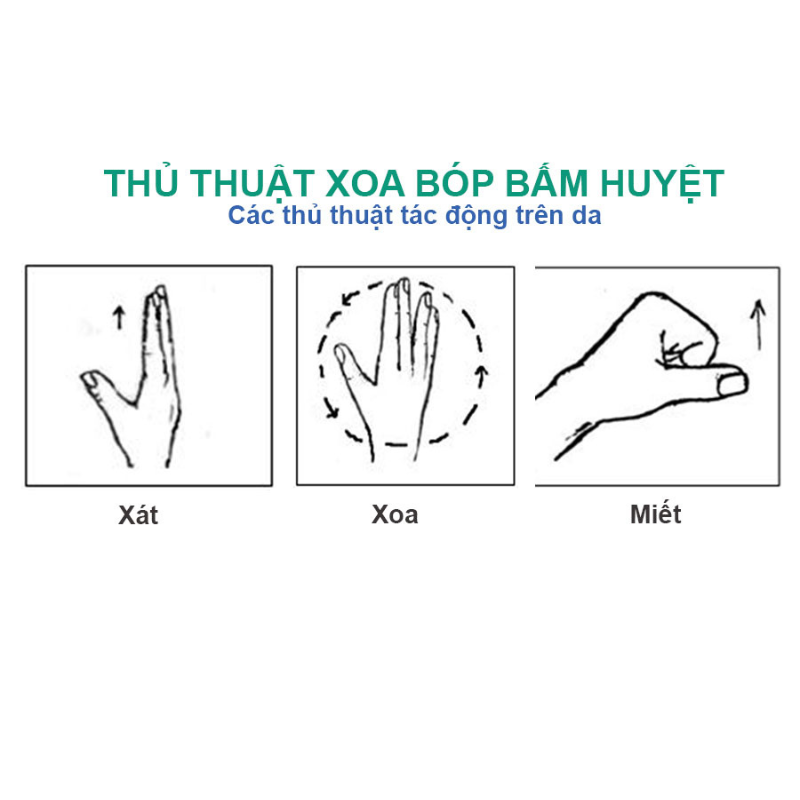 Quy trình massage xoa 2 tai đúng cách