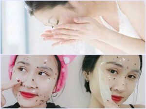 Sử dụng mặt nạ collagen giúp dưỡng da căng bóng, mịn màng