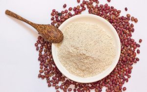 Trắng da toàn thân bằng bột đậu đỏ