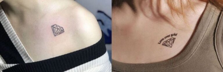Hình xăm trắng đen trên lưng