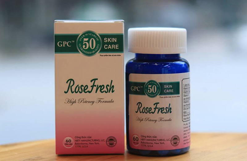 Rose Fresh là viên uống giúp cân bằng nội tiết tố, hạn chế mụn