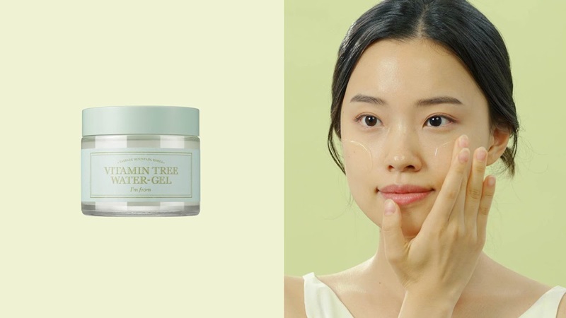 I’m From Vitamin Tree Water Gel có kết cấu kem mịn, không gây bết dính