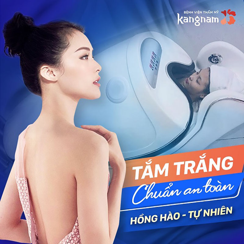 Hình ảnh khách hàng sở hữu làn da sáng mịn sau liệu trình tắm trắng tại spa