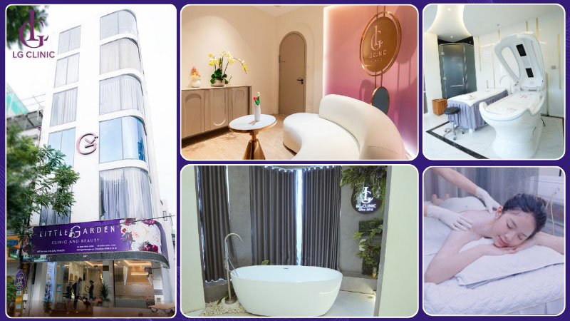 Kỹ thuật viên đang thực hiện liệu trình tắm trắng thiên nhiên cho khách hàng