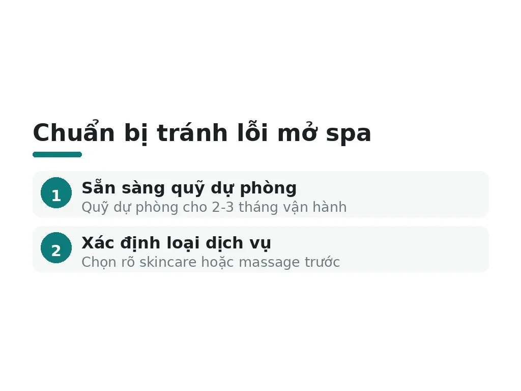 Những lỗi nào cần tránh khi mở spa tại nhà?