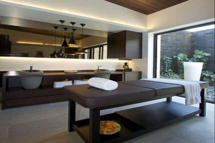 Mẫu thiết kế spa sang trọng theo phong cách spa tối giản