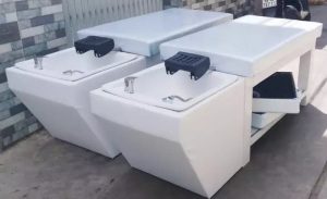 Ghế spa gỗ gội đầu 2 in 1
