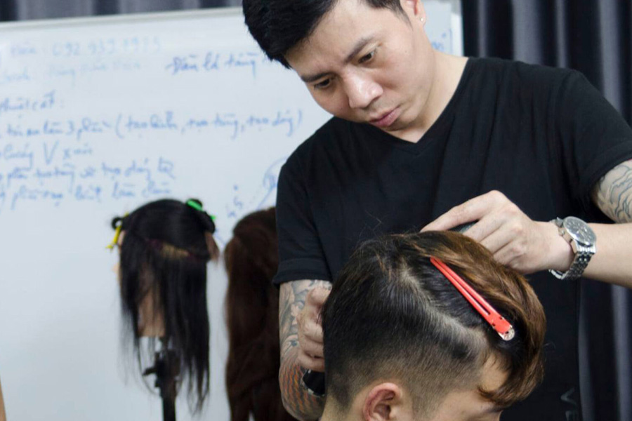 Nghề cắt tóc có những khó khăn mà học viên cần phải vượt qua