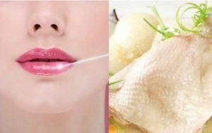 Không những kiêng thịt gà mà còn cần kiêng thêm một số món khác để môi lên màu đẹp