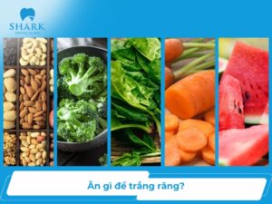 Ăn gì để trắng răng