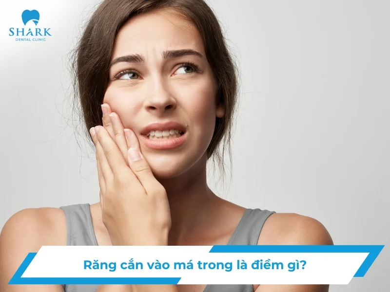 Răng cắn vào má