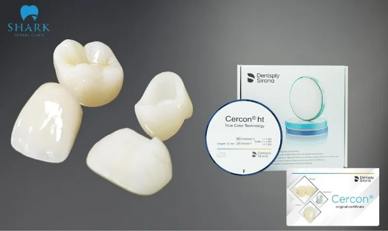Răng sứ Cercon HT là dòng răng sứ không kim loại, được phát triển và sản xuất bởi công ty Dentsply Sirona của Đức