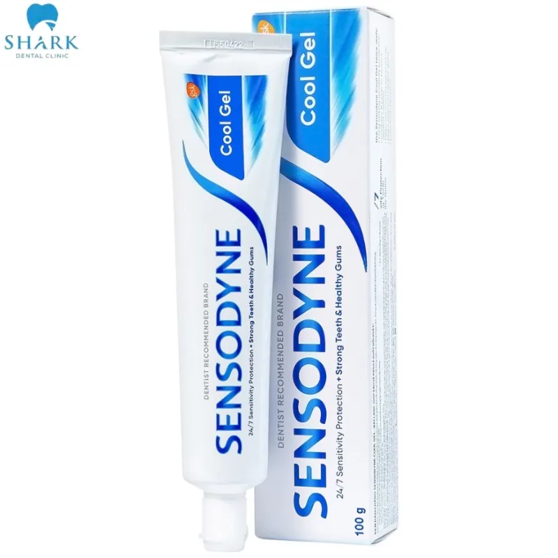 REVIEW top 6 kem đánh răng cho răng sứ được tin dùng 13 Sensodyne Cool Gel là dòng kem đánh răng nổi tiếng, được các chuyên gia nha khoa khuyên sử dụng