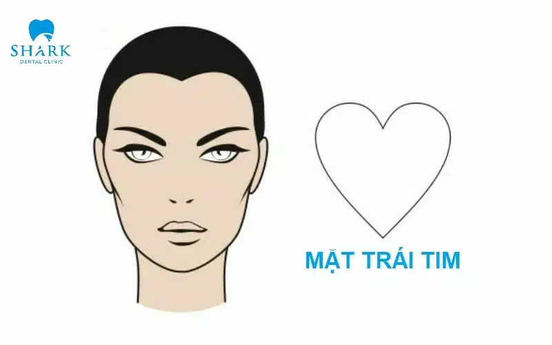 Dáng mặt hình trái tim