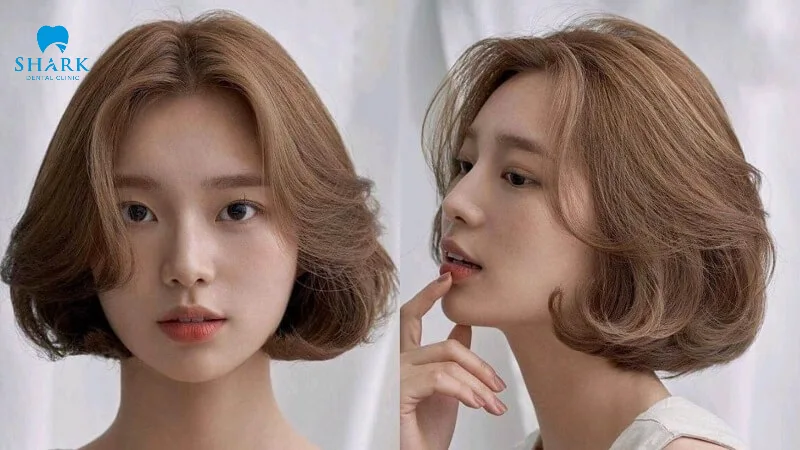 Mái tóc uốn cụp sẽ giúp bạn gái che được khuyết điểm gương mặt lưỡi cày