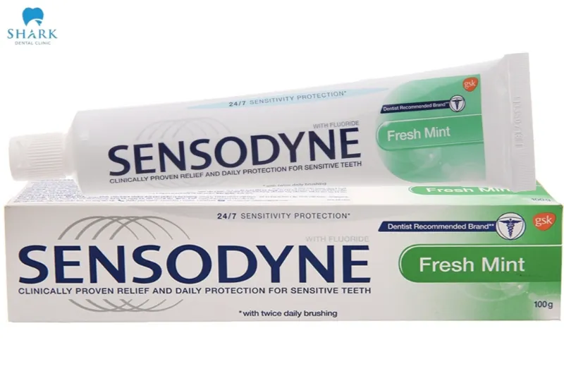 TOP 10 loại kem đánh răng chứa Flour tốt và bán chạy 22 Kem đánh răng Sensodyne bạc hà
