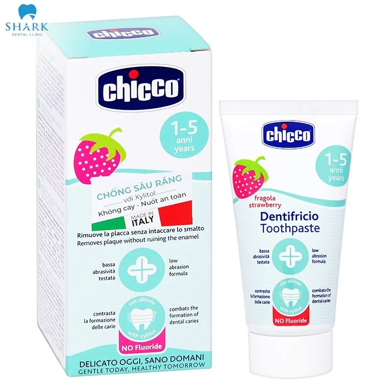 Trẻ em lỡ nuốt kem đánh răng có sao không? 15 Kem đánh răng Chicco