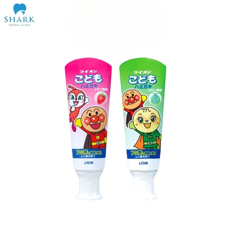 Trẻ em lỡ nuốt kem đánh răng có sao không? 18 Kém đánh răng Lion
