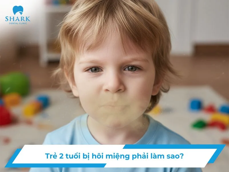 Trẻ 2, 3 tuổi bị hôi miệng phải làm sao