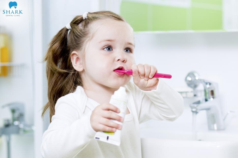 Sâu răng trẻ em: Dấu hiệu sâu răng và cách trị sâu răng trẻ em 12 Tập cho bé vệ sinh răng miệng đúng cách