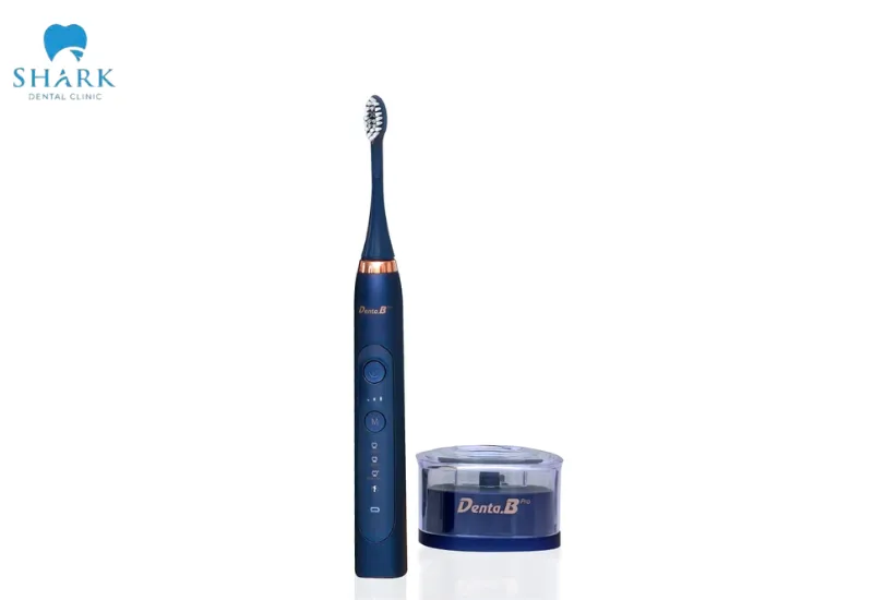 Top 5 loại bàn chải cho người niềng răng 11 Denta.B Pro Daily 09 là dòng bàn chải thông minh với 9 cấp độ làm sạch