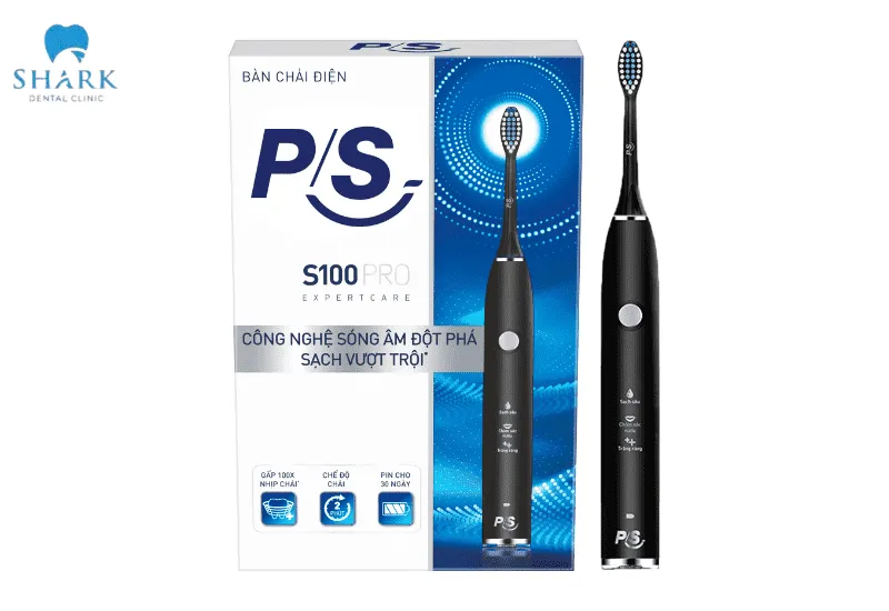 Top 5 loại bàn chải cho người niềng răng 12 Bàn chải điện P/S với công nghệ sóng âm Sonic, làm sạch mảng bám vượt trội