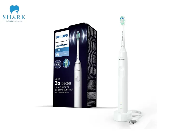 Top 5 loại bàn chải cho người niềng răng 13 Philips Sonicare HX 3216/13 với thiết kế hiện đại, phù hợp cho người niềng răng