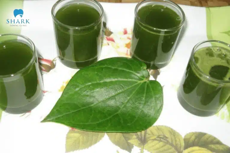 Nước lá trầu không giúp làm sạch miệng, giảm đau nhức