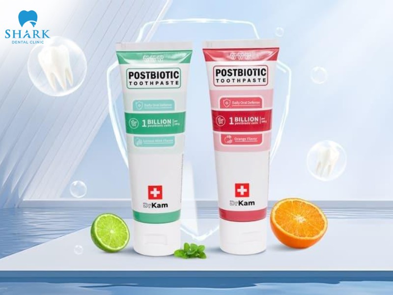 Cách chọn kem đánh răng cho bé 1 tuổi an toàn và hiệu quả 19 Kem đánh răng DrKam Postbiotic