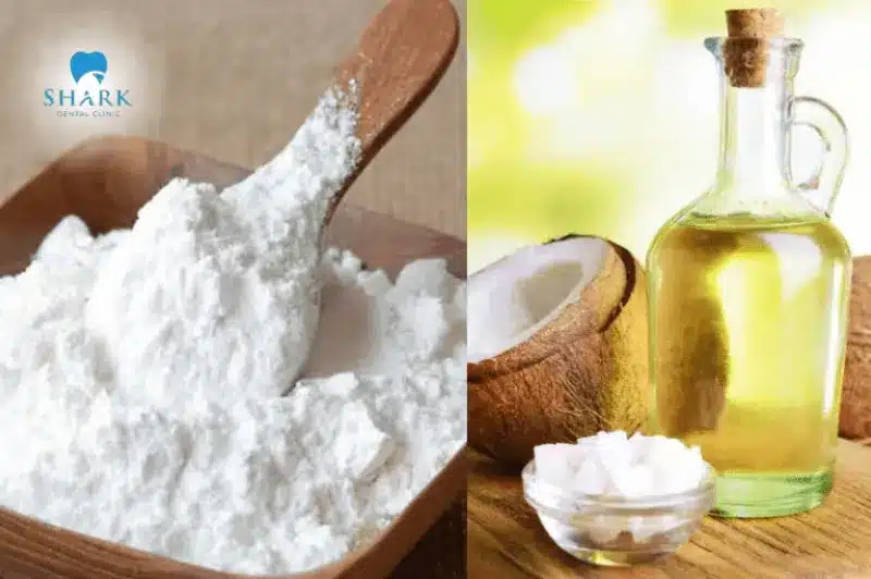 Làm trắng răng đơn giản tại nhà cùng dầu dừa và bột nở