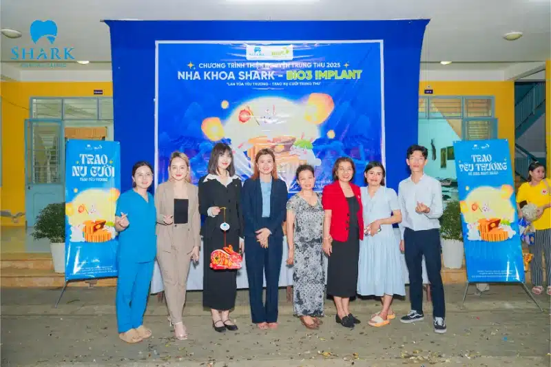Nha khoa Shark thường xuyên tổ chức các chương trình hướng đến cộng đồng, mang ý nghĩa nhân văn lớn