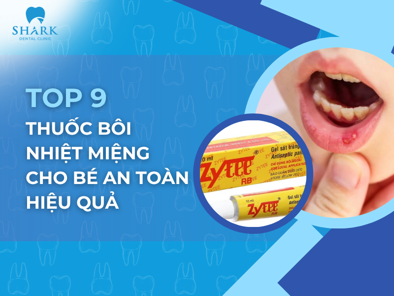 Top 9 thuốc bôi nhiệt miệng cho bé an toàn, hiệu quả 10 thuốc bôi nhiệt miệng cho bé