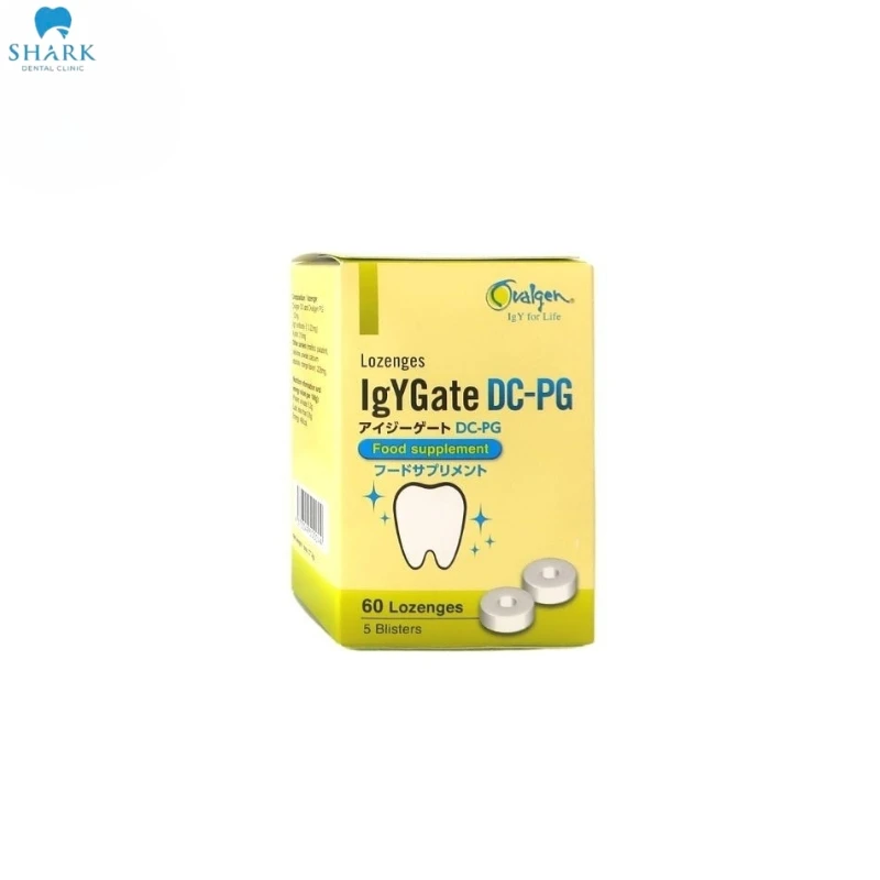 TOP 8 loại thuốc đặc trị sâu răng cho bà bầu an toàn hiện nay 13 Viên ngậm IgYGate DC - PG