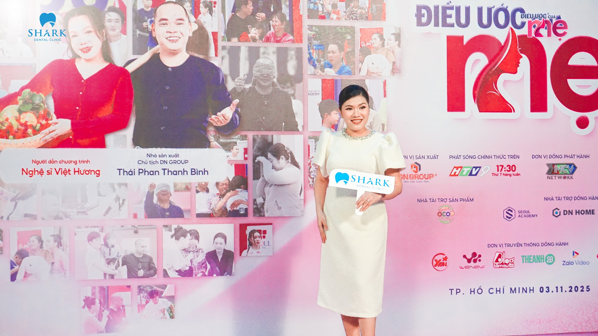 Đại diện nha khoa Shark - Miss Nguyễn Thị Liễu Vy có mặt trong họp báo “Điều Ước Của Mẹ”