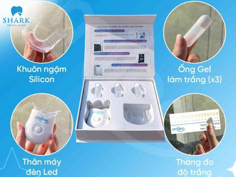 Kit trắng răng Smilee có tốt không? Khi sử dụng cần lưu ý gì? 7 Kit trắng răng Smilee