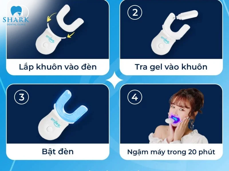 Kit trắng răng Smilee có tốt không? Khi sử dụng cần lưu ý gì? 10 Cách sử dụng máy Smilee