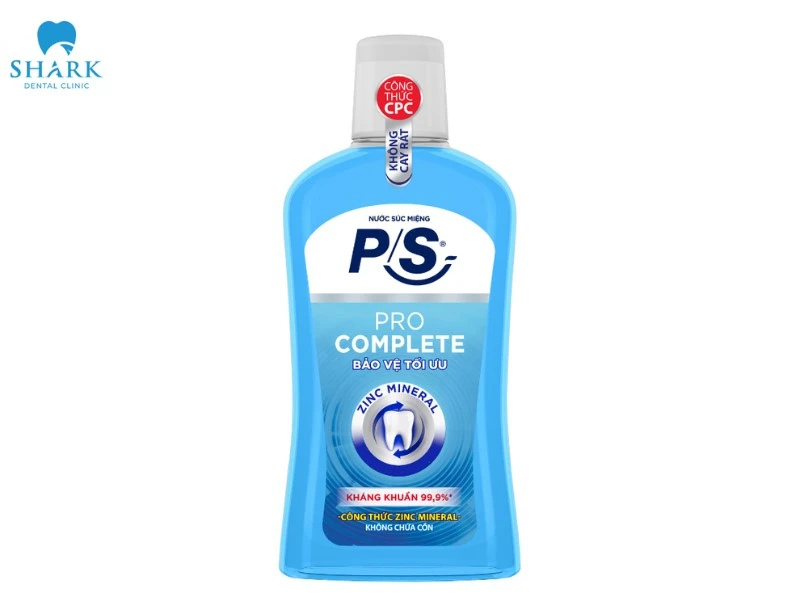 TOP 10 nước súc miệng trắng răng hiệu quả và bán chạy nhất 23 Nước súc miệng P/S Pro Complex có khả năng kháng khuẩn mạnh mẽ và không làm cay rát