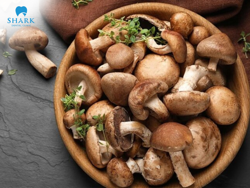 Nấm hương giúp làm trắng răng