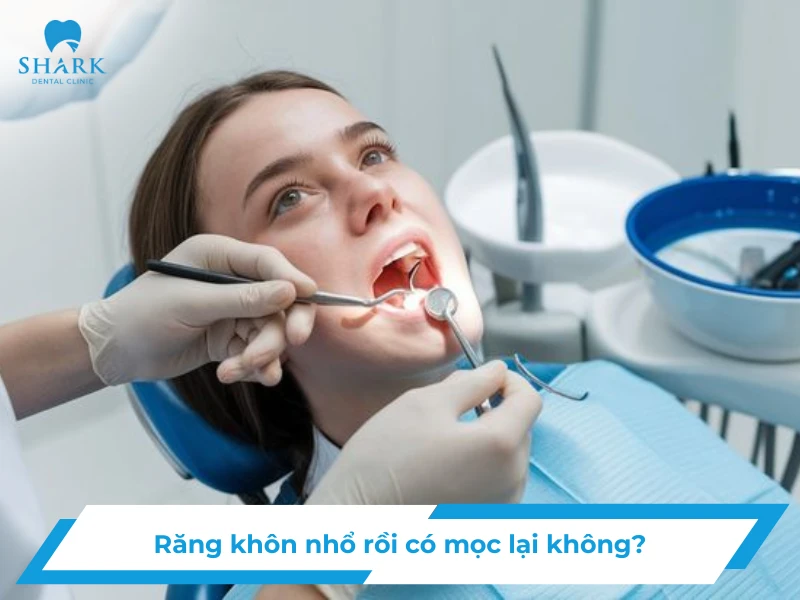 Nhổ răng khôn rồi có mọc lại không.